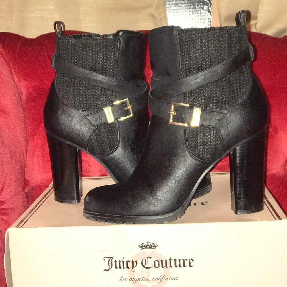 Size 8 Juicy Couture booties
